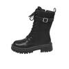 Black Martin Boots Women's 2025 New Medium Boots Platform Boots Spring Short Boots Summer Thin Women's Boots