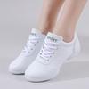 Aerobics Shoes White Fitness Shoes Sports Cheerleading Shoes Female Training Competition Performance Shoes Soft Bottom Children