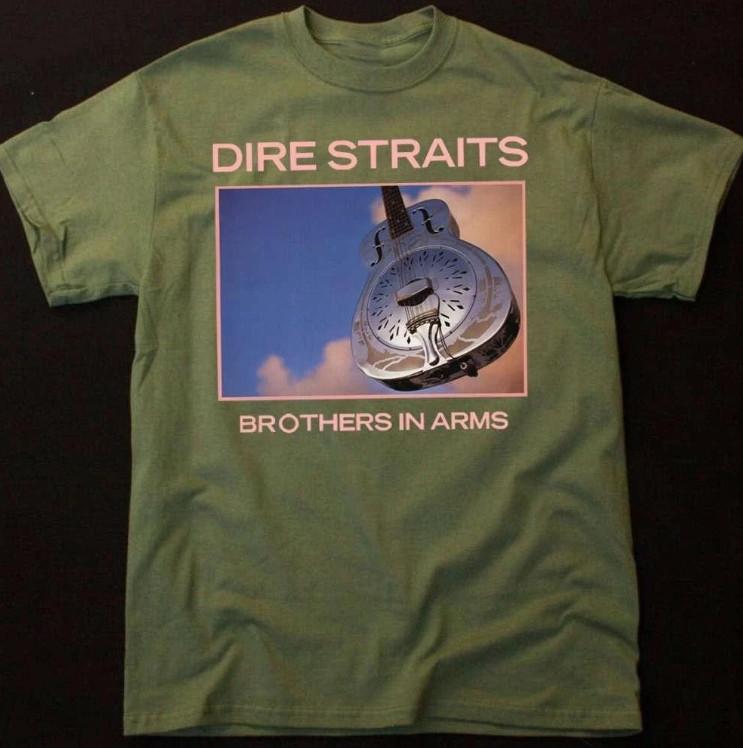 Dire Straits Band Brothers In arms Military green Unisex Shirt Adult RI_226 Unisex T-Shirt M