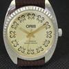 VINTAGE ORIS WINDING SWISS MENS REFURBISHED WRIST GOLDEN WATCH 558a-a296484-1