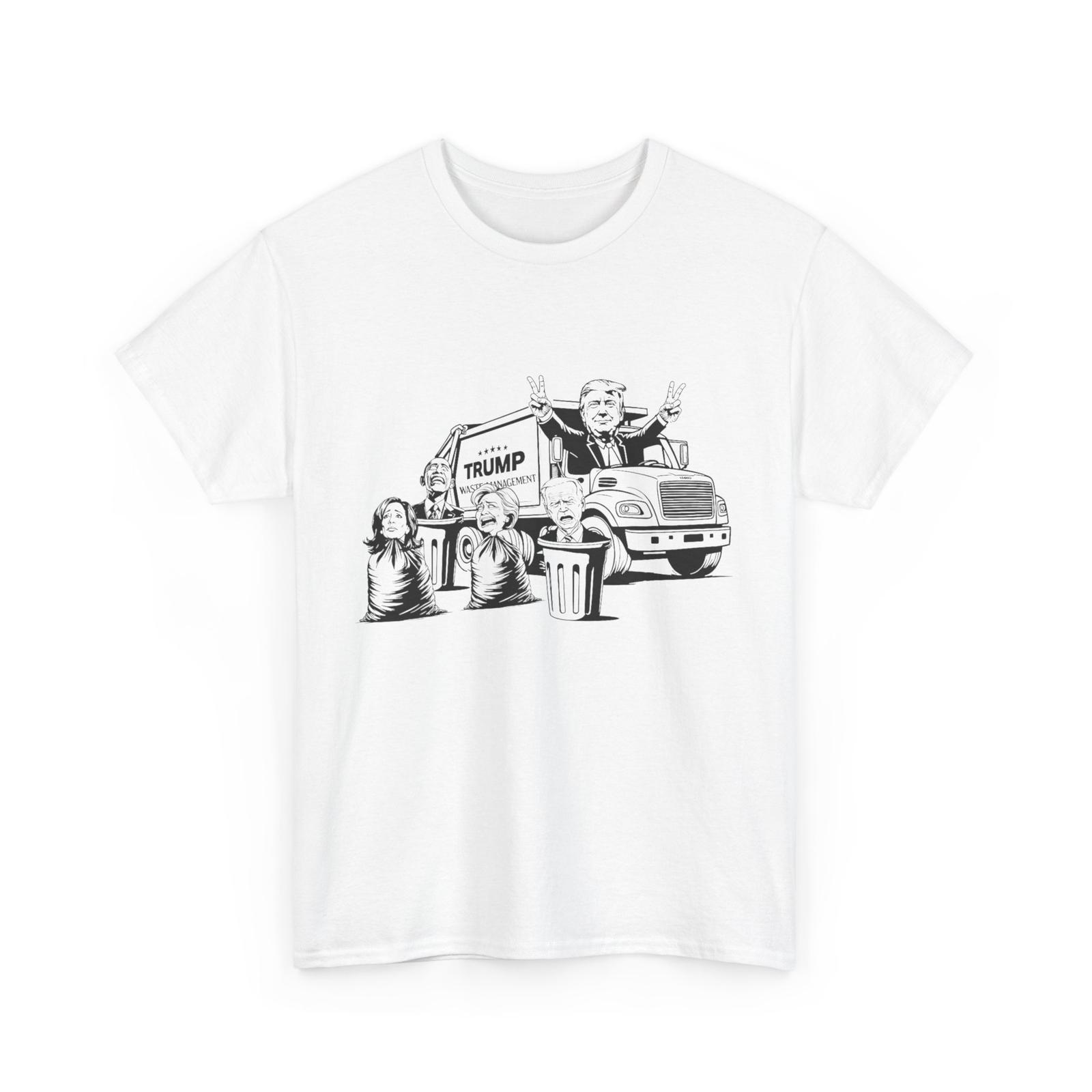 Vintage Trump Garbage Truck Waste Management 47th President T-Shirt S