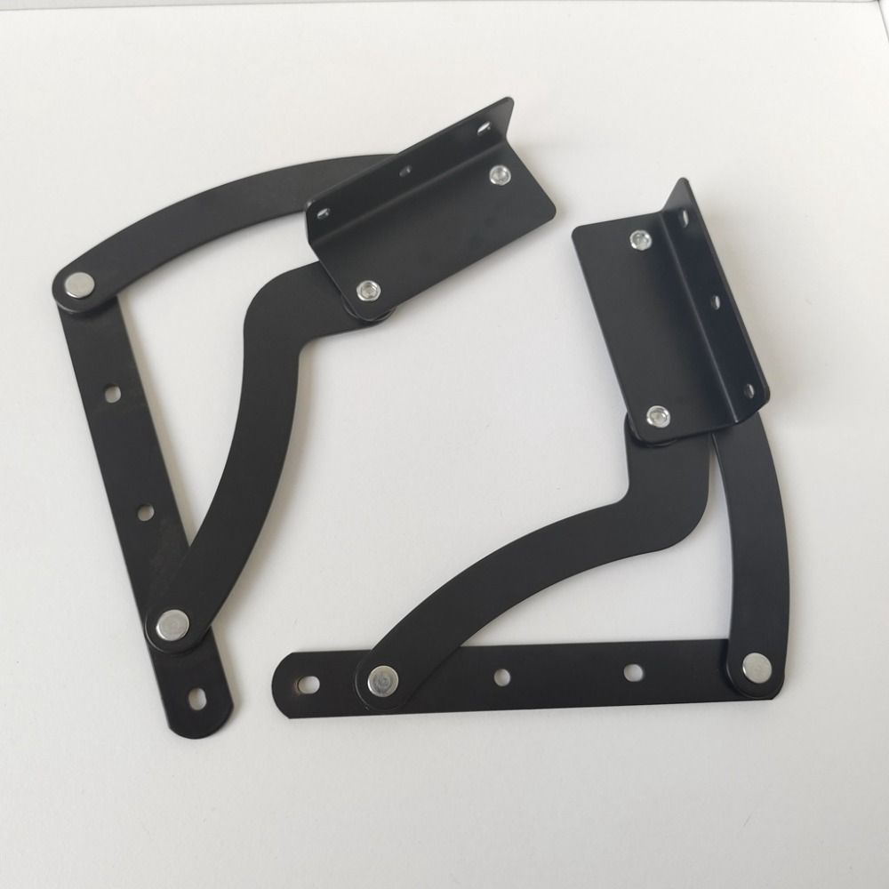2pcs Multifunctional Telescopic Hidden Hinge Telescopic Design Dual Purpose Dual Use Bracket Smooth Operation Support Bracket