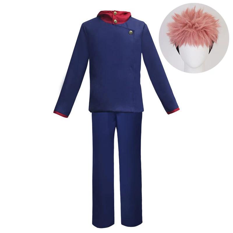 Jujutsu Kaisen Blue Spiral Buckle Gojo Goko Staff Yuujin Cosplay Anime Costume
