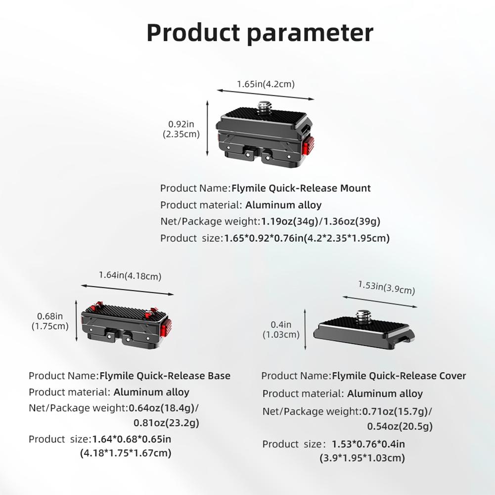 Quick Release Magnetic Adapter Base Mount for Insta360 Ace Pro 2 Protective Case 1/4 Screw Magnetic Adapter Mount Accessories