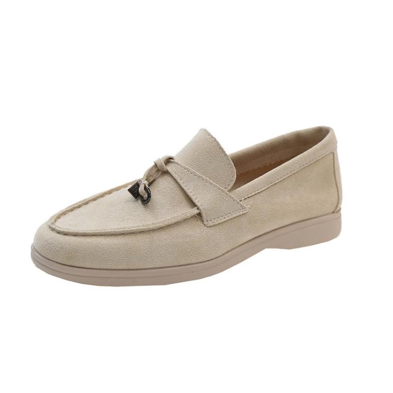 Women Flat Shoes 2025 Summer Suede Slip on Luxury Women's Casual Shoe Retro Light Ladies Walking Fashion Female Loafers Sneakers