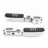 2Pcs 32mm Chrome Motorcycle Footpegs Footrest with Mount Fit For Honda GoldWing GL1500 GL1800