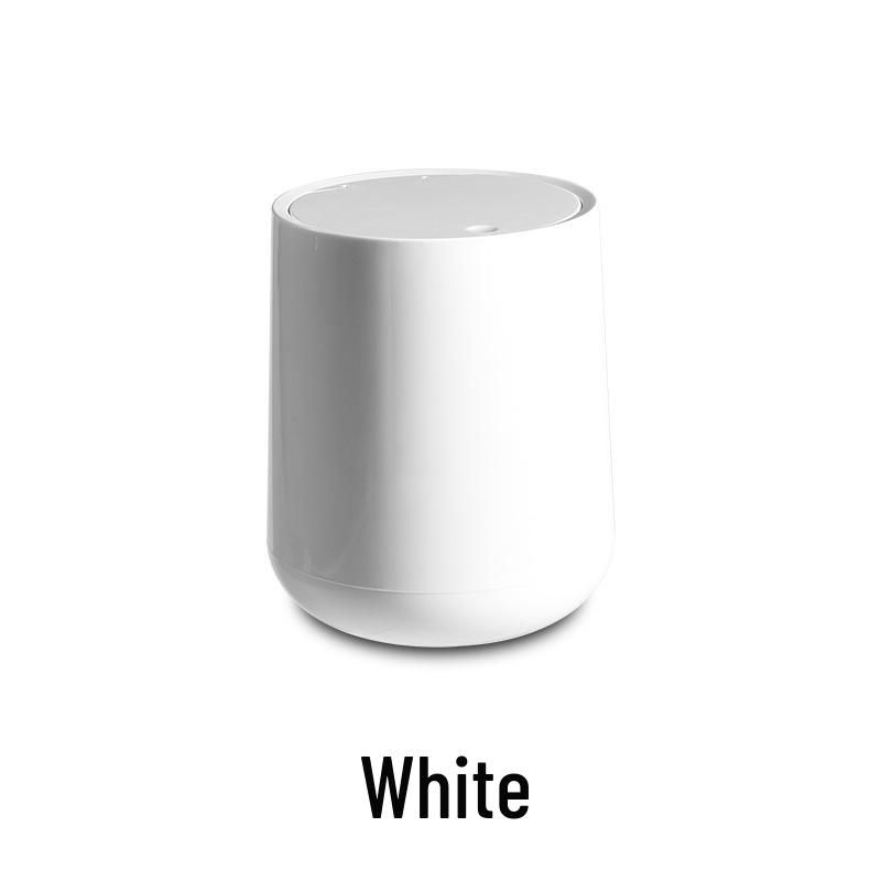 

Desktop Mini Cute Trash Can with Lid for Home and Office - Press-Type, Living Room & Desk Organizer