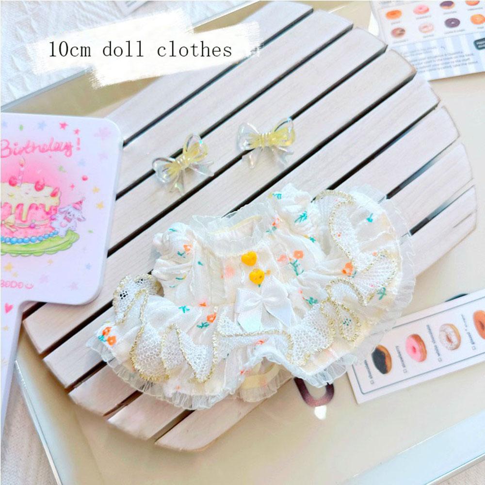 For 17cm Mini Doll Labubu Doll Clothing Toys Cute Mini Plush Doll Clothing Accessories Dress