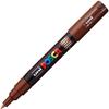 BROWN MARKER EXTRA FINE TIP 0.7/1M Brown, Chocolate