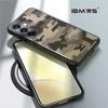 (Comes with Wrist strap)IBMRS for Samsung Galaxy S24 Transparent Case,Lens Protection Back Transparent PC Back Cover +TPC Soft Edges Phone Case Casing