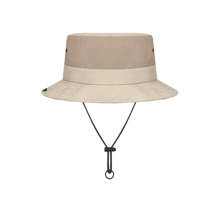 Summer Color Matching Sunshade Lightweight Outdoor Quick-Drying Cap Big Head Circumference Mountaineering Foldable Sunscreen Camping Fisherman Hat