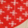 Christmas Tree Skirt Snowflack Pattern Soft for Indoor Festival