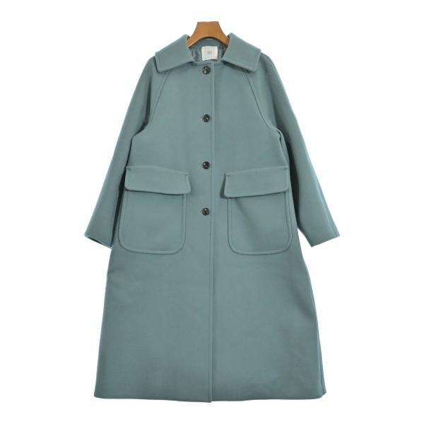 IENA LA BOUCLE Stainless Steel Collar Coat Women s IENA LA BOUCLE Used Vintage Clothes