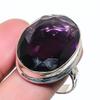 Natural Amethyst Gemstone Handmade 925 Sterling Silver Jewelry Ring Size 9 AR-17172