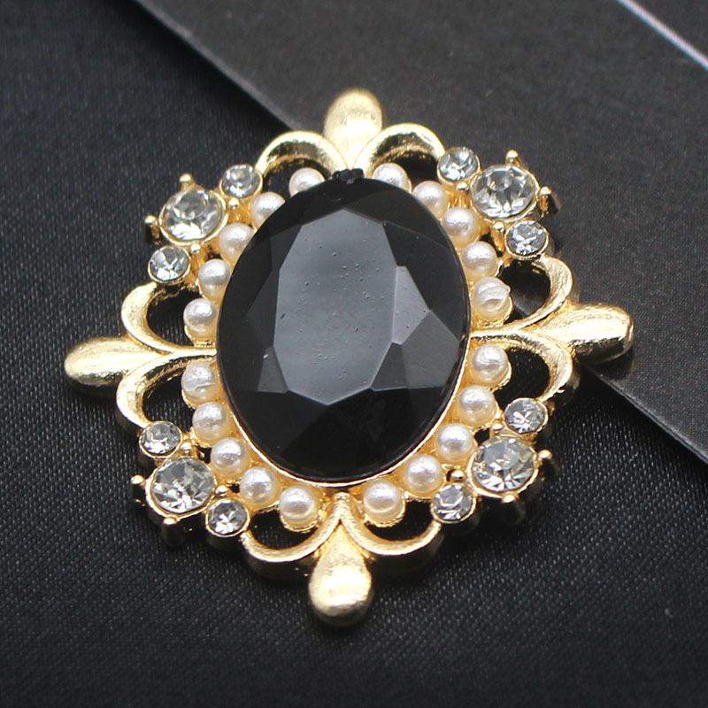 29*32Mm Exquisite Alloy  Buckle Bowknot Hair Accessories Material Accessories Wedding Invitation Decoration