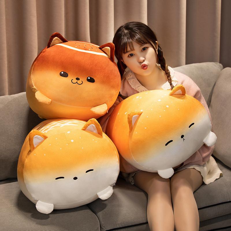 Multiple Cat Bread Plush Toy Cartoon Animal Stuffed Doll Decoration Kids Gift