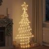 Christmas Tree with 240 Warm White LEDs 150 cm Acrylic