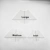 Acrylic Irregular 90° Sewing and Patchwork Ruler for Fabric Cutting