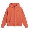 Li Ning Série Lifestyle Sportif Décontracté Confortable Simple Ample Polyvalent Sweat à capuche Unisexe Rouge Thé AWDVC13-2