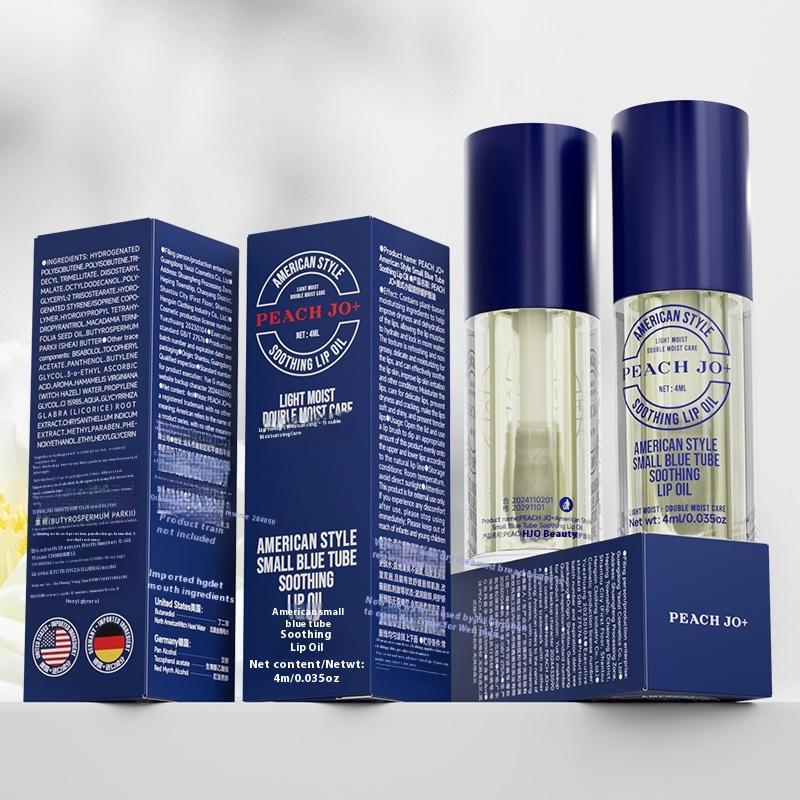 

Красота Личная гигиена Маленький синий тюбик Lip Beauty Жидкое масло для губ Увлажняющий, увлажняющий и отшелушивающий бальзам для губ для мужчин и женщин 4ml-BLUE