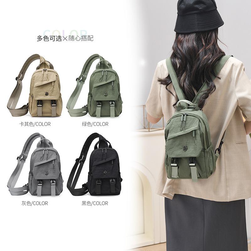 Tooling Style Simple Student Schoolbag Fashion Oxford Cloth Backpack Outdoor Leisure Travel Backpack