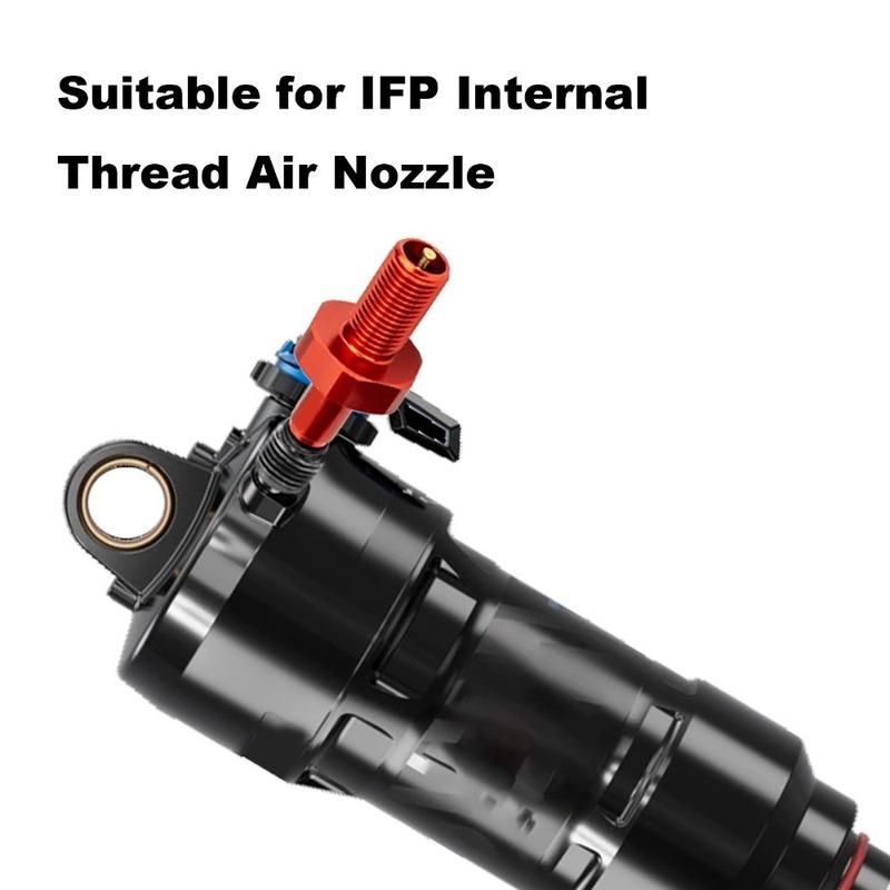 Aluminum Alloy Valve Adapter Tool Light Weight Easy To Use Shock Absorber Inflation Adapter for IFP Internal Thread Air Nozzle