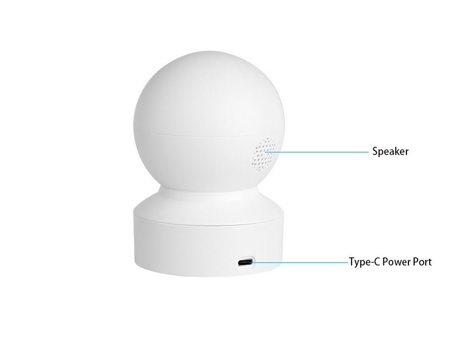 Tuya Smart 1080p Wireless 3MP Camera with Auto Tracking & Two-Way Audio