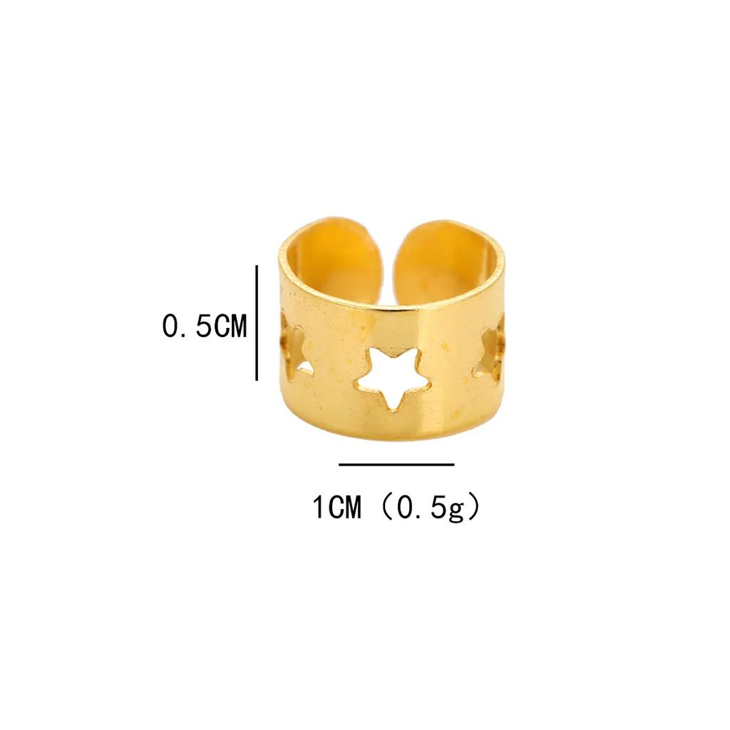 30pcs/set Metal Pentagram Hair Rings Set Dreadlocks Beads Hair Braid Rings Clips Dread Locks Hair Braiding Cuffs Decoration