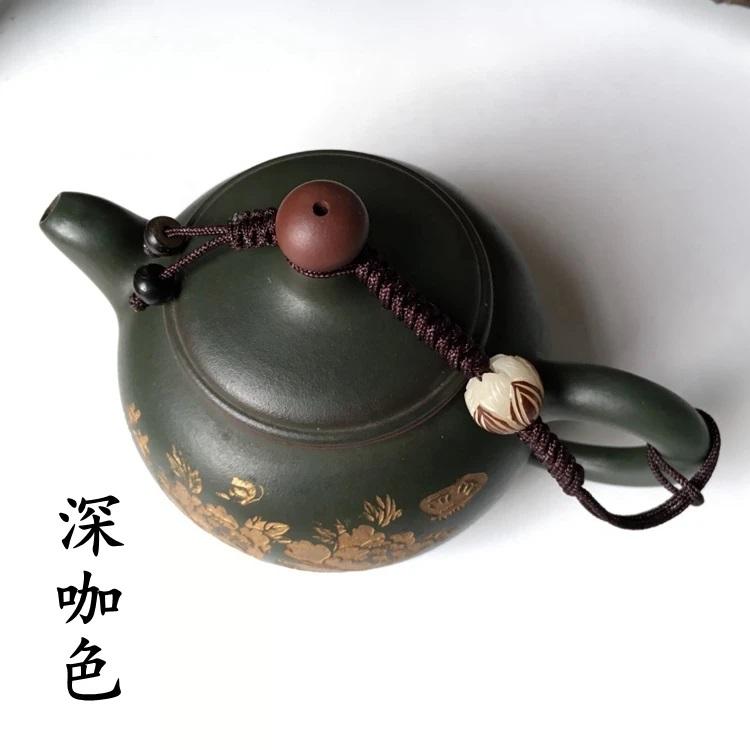 Chinese Single-use Teapot Rope Natural Bodhi Root Lotus Handmade Purple Sand Teacup Full Handmade