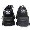 Balenciaga 712821 Sneakers Black Leather Mens