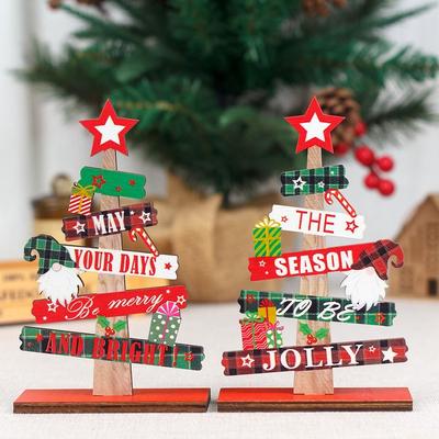 Holz Weihnachtsschmuck Weihnachtsschmuck Weihnachtsbaum DIY Anhänger Weihnachtsgeschenke Noel Natal Navidad Neujahr