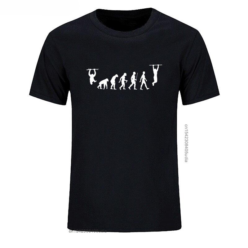 Evolution des Calisthenics Herren T-Shirt Mode Rundhals Hip-Hop Sommer Harajuku Baumwolle T-Shirt Druck T-Shirt Camisa Streetwear