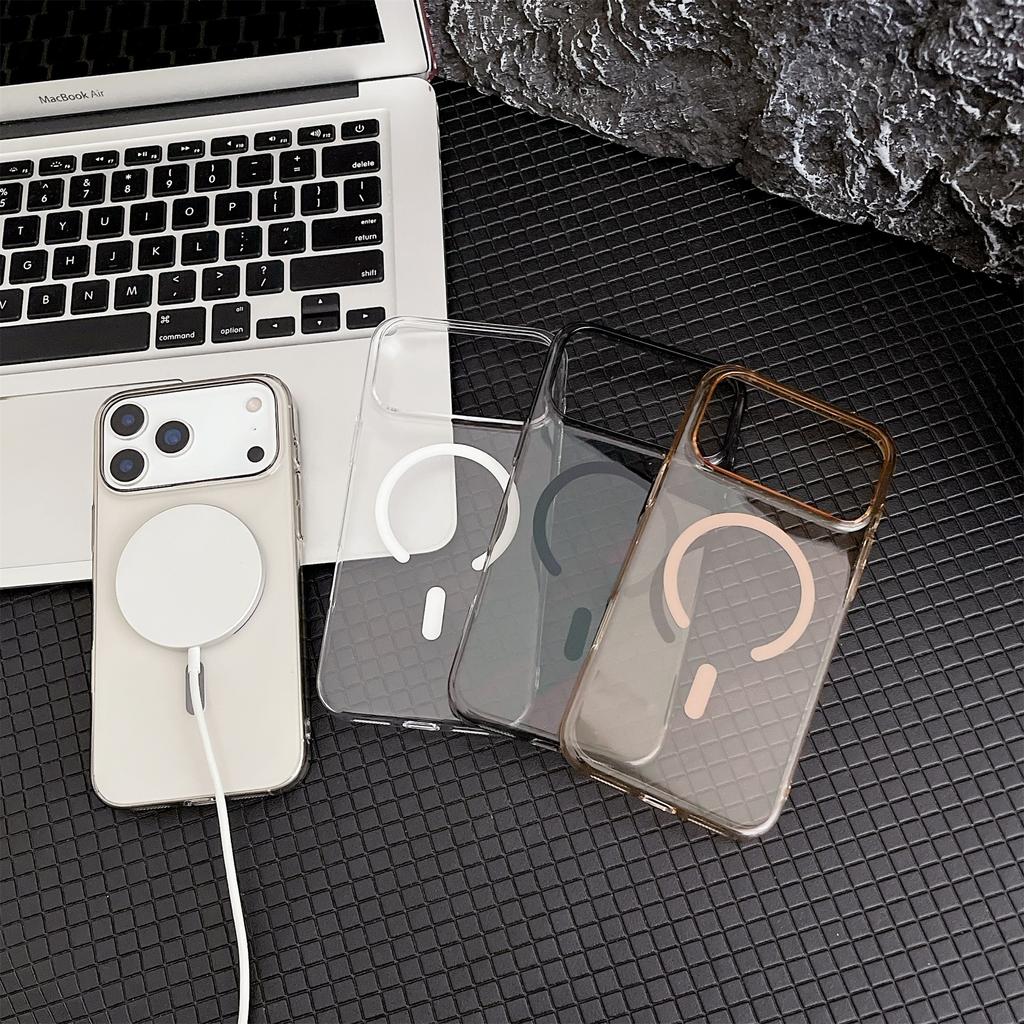 Für iPhone 17 Pro Max Kristallklare Hülle Kompatibel mit MagSafe Harte PC Handyhülle