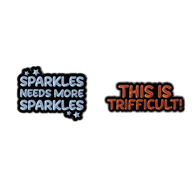 2-5pcs/set Quotes Enamel Pins Custom Psychology Have You Seen This Wizard This Is Trifficult Metal Brooches Badge Jewelry Gifts