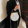 Niche Chinese Style Fashion Three-dimensional Butterfly Women's Small Bag 2025 New Chain Shoulder Crossbody Small Round Bag