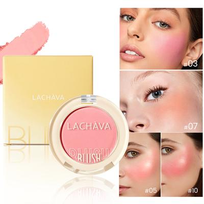 Colorete facial mate Natural tinte para mejillas ilumina la cara impermeable cosméticos de contorno facial rubor en polvo maquillaje femenino suave 1 Uds