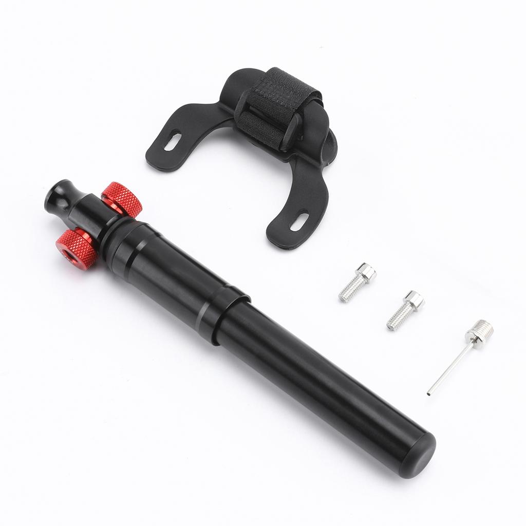 Bike Pump High Pressure Portable Inflator for Bike with Dual Inflation Methods Aluminum Material Compatible with
