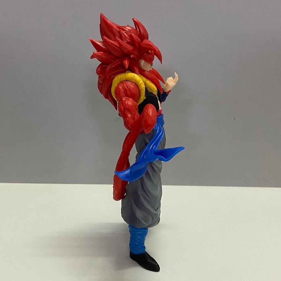 14cm Dragon Ball Anime Figure Son Goku Super Saiyan Ssj4 Gogeta Action Model Pvc Desktop Statue Collection Toys Gifts