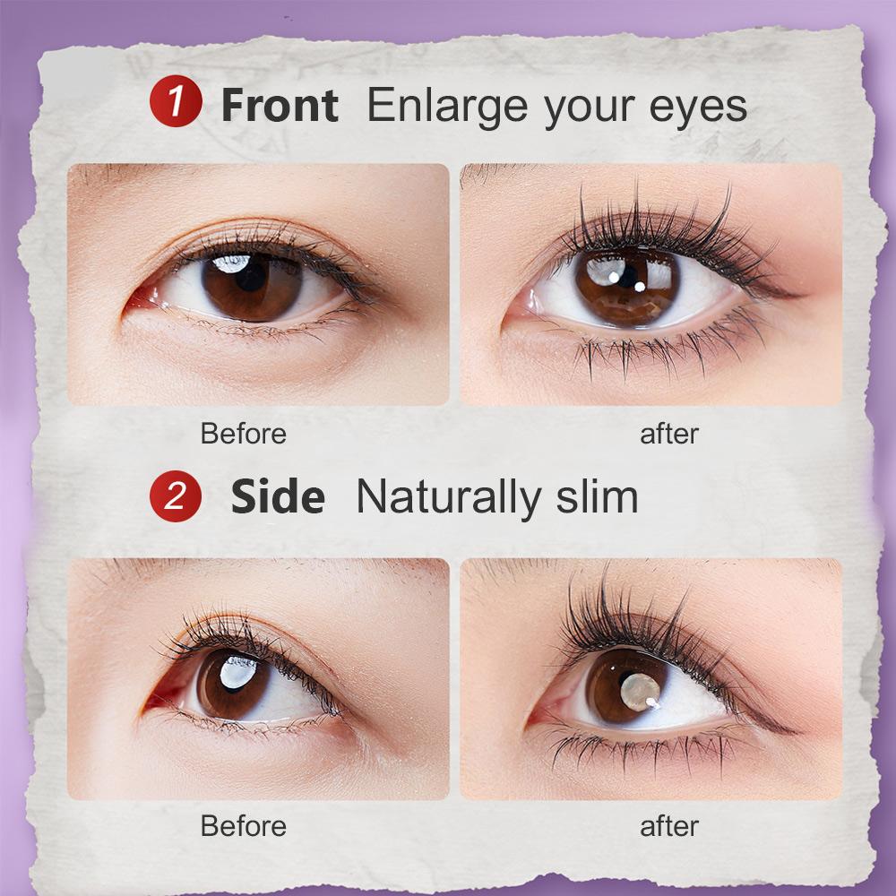 Natural Curling Pre-Glued Eyelashes Soft&Lightweight Various Styles Fluffy Self Adhesive Lash