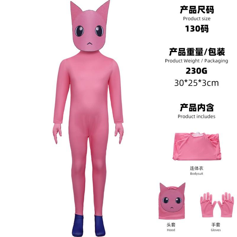 Animal Hospital Cosplay Costume Full Bodysuit With Hood Gloves Deer Doctor Pink Cat Black Rabbit Nurse Halloween Outfit