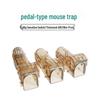 Pedal-Activated Eco-Friendly Non-Toxic Long Cage Mouse Trap