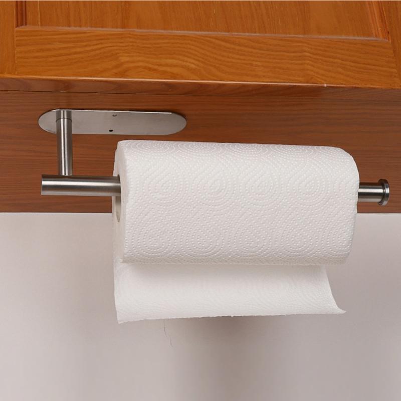 Magnetic Kitchen Paper Towel Holder Stainless Steel Magnetic Paper Towel Rack Kitchen Roll Holder with Strong Magnetic
