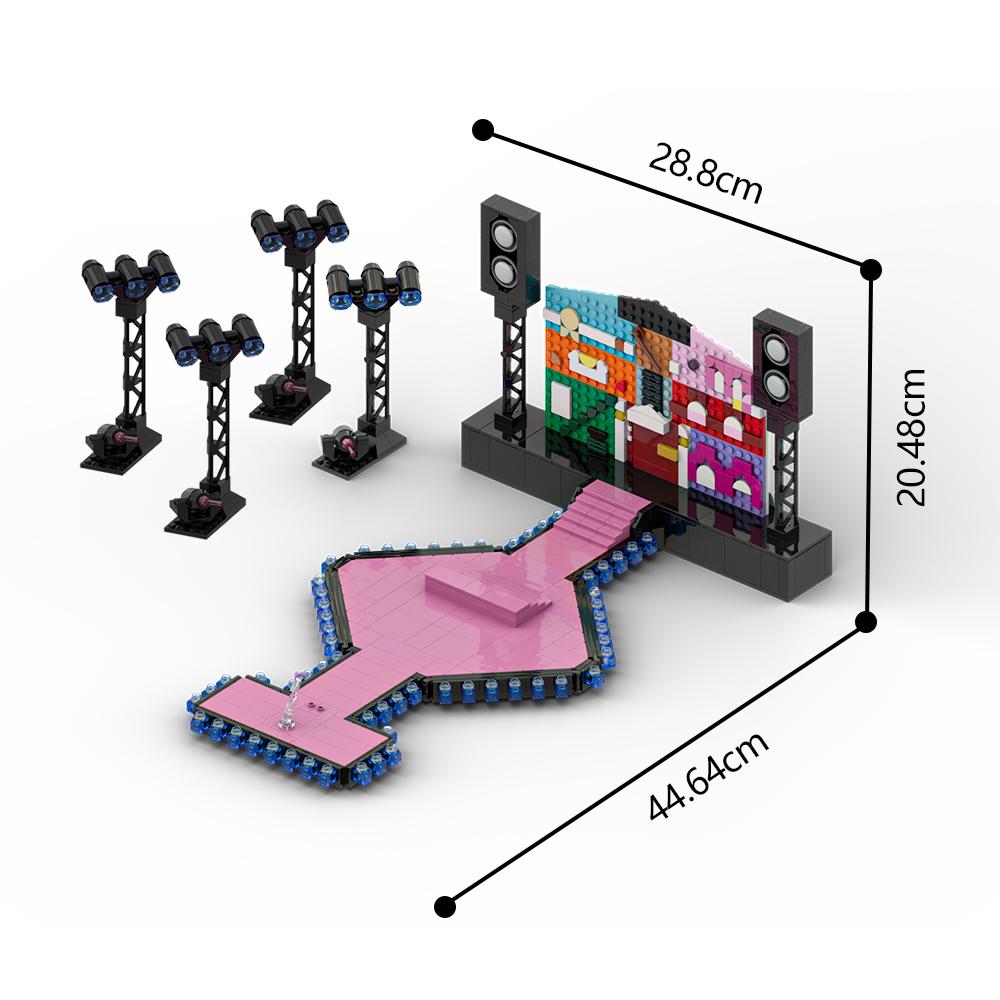 MOC Taylor'ın Sevgi Evi Model Yapı Blokları Müzik The Eras Turu Daire Villa Prefabrik Ev Tuğla Oyuncak Yetişkin Hediyesi
