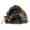 ZETT Neo Status Soft Baseball Black x Oak Size BRG312611 Glove, Pitcher's Glove, Right-Handed Throw, Brown, 4,