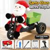 Santa Claus Doll Figure RC Tricycle Cartoon Remote Control Drift Car  Christmas Gift