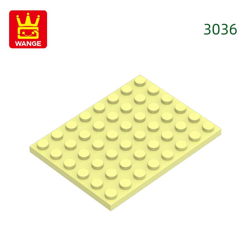 15Pcs/Lot 3036 6x8 Dots Plate Construction Bricks Basic Components Board Blocks Works With all Brand Playthings Ideal For Children Gift Idea Box