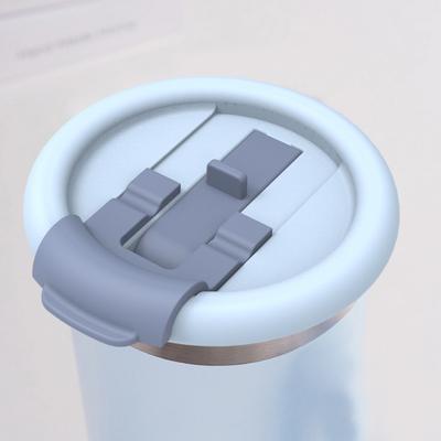 Tumbler Flip Straw Lid Replacement Silicone Leak Proof Reusable Splash Resistant Tumbler Lid Compatible with 40 Oz Cup Accessories