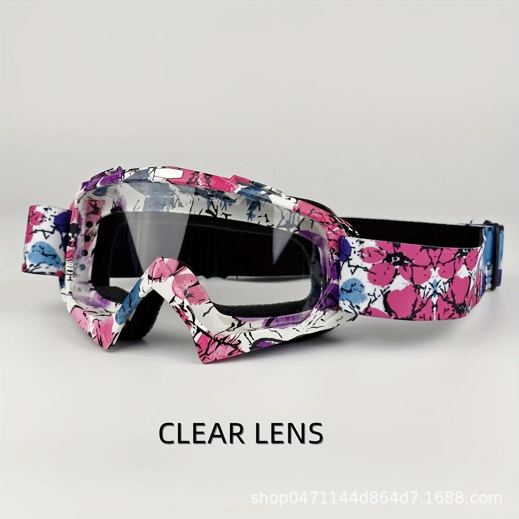 Goggles Riding Glasses Outdoor Motorcycle Off-Road Goggles ATV Men's and Women's Mountain Bike Bike Windshield Lenses