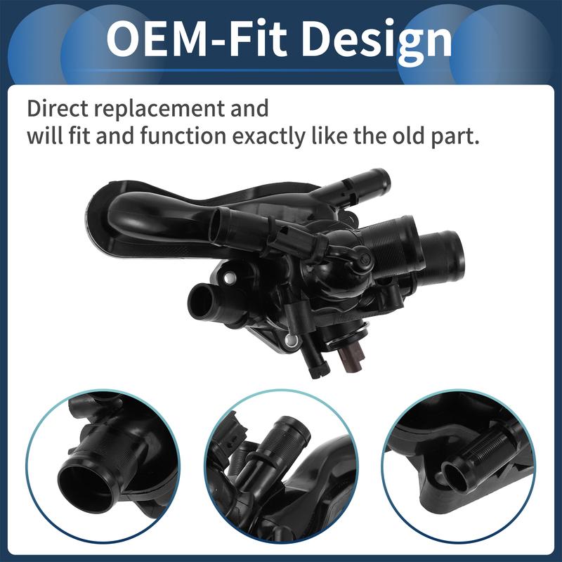 X Autohaux Engine Coolant Thermostat Housing Assembly for Mini Cooper 1.6L 2007-2013 new