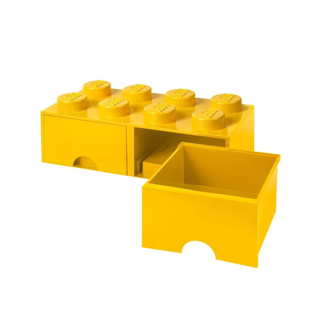 LEGO Zásuvka na cihly 8 Jasně žlutá 40061732